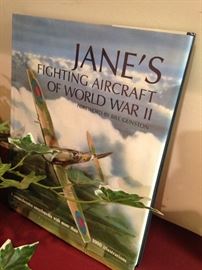 "Jane's Fighting Aircraft of World War II" - A comprehensive illustrated history featuring all civil and military fighting craft which flew in World War II. 
Author: Leonard Bridgman