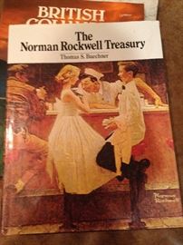 Coffee table book of Norman Rockwell's art