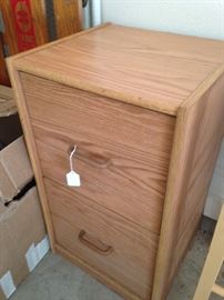 Small 2-drawer file cabinet