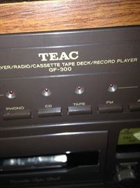 TEAC radio/cassette tape deck/record player