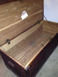 Very old cedar chest