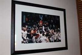 Celebrating with the Coach