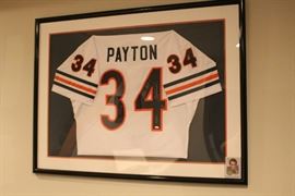 Payton's Jersey. We'll find out the story by the time the sale starts.