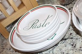 Pasta Bowl and individual serving bowls
