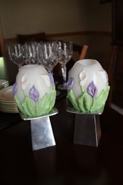 Interesting candle holders