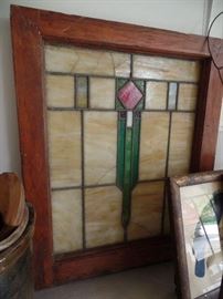 Vintage stain glass