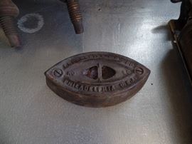 "Sad" iron used to press clothes