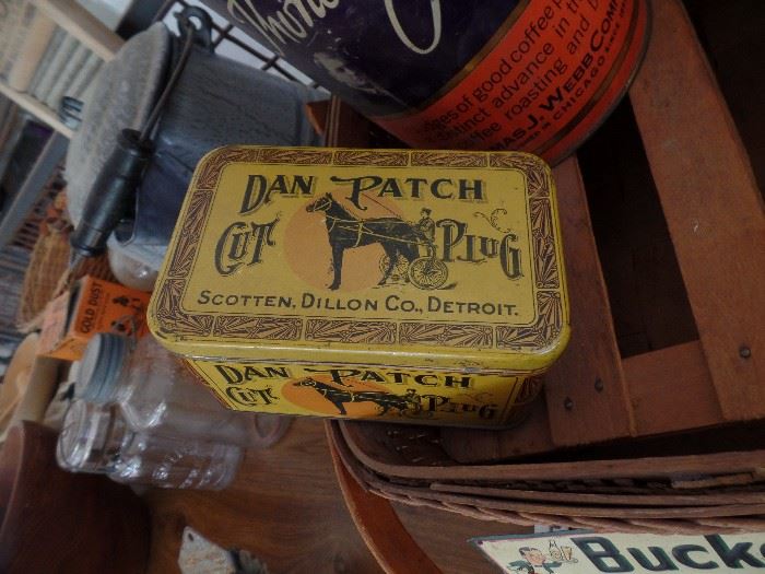 Vintage Dan Patch Tobacco tin 