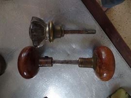 Vintage door knobs