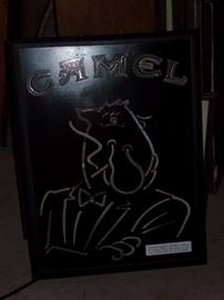 Vintage Joe Camel lighted sign