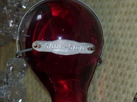 Vintage Shur-Stop glass grenade fire extinguisher 