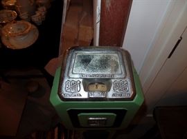 1906 Vintage Penny Scale  Green Personal Weight 