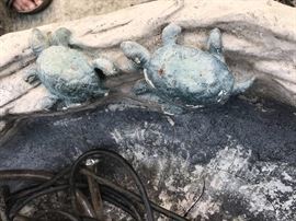 1989 Henri Studio Palatine IL.   Wonderful large water fountain - Water cascades down on both sides from the top of the fountain