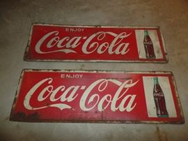 Sorry only the bottom Coca Cola sign is available 