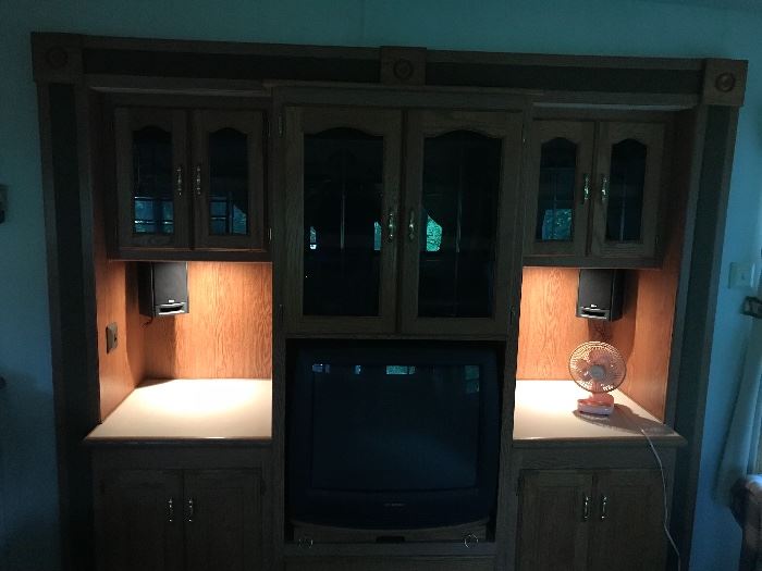 TV/Entertainment console n Holiday Rambler