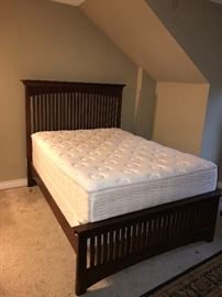 FULL SIZE BED AND MATTRESS