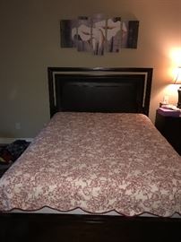 FULL SIZE BED-FRAME AND MATTRESS