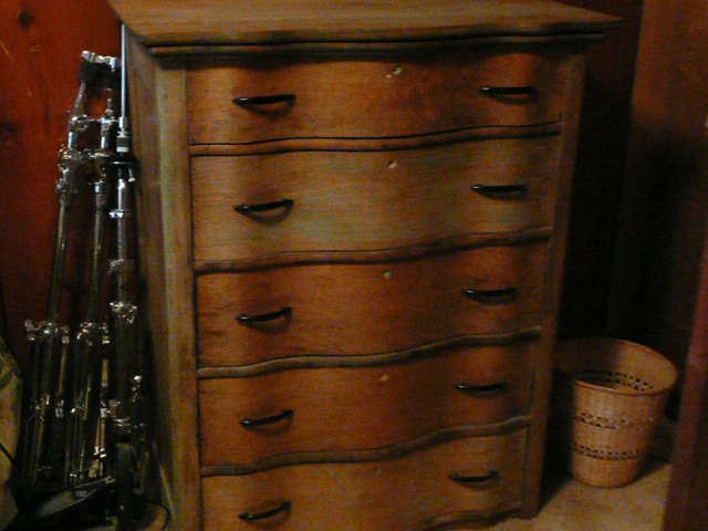 Curved Antique dresser