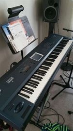 Korg Triton weighted 88 key Piano, work station