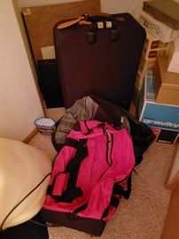 Luggage, duffel bags.