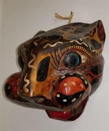 Carved Leopard Mask