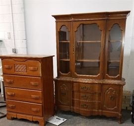 China Cabinet and Dresser