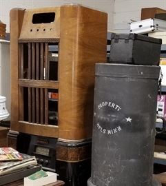 Old Floor Radio Shell and Roadie Cases