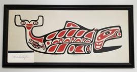 Dick Clifton Signed NW Orca Print