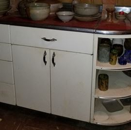 Retro Enamel Kitchen Cabinets