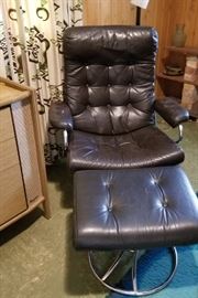 Norway Recliner and Ottoman
