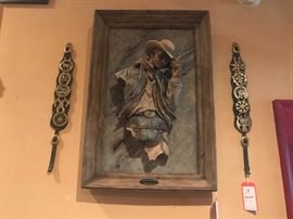 Lot 18: Pair, Silver Mounted Horse Saddle Ornaments