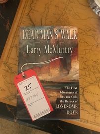 Lot 25: "Dead Man's Walk" by Larry McMurtry, Signed by Tex McIver (Photo 1 of 2)