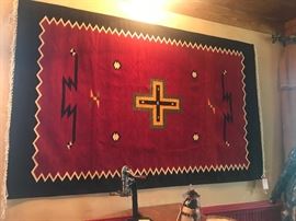 Lot 53: Wool Navajo Rug