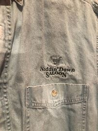 Detail of embroidery for Lots 73-75