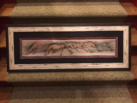 Lot 92: Kader Boly Pen & Pigment on Canvas