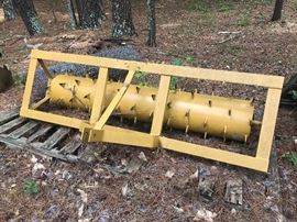 Lot 95H: Yellow Tractor Aerator