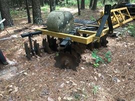 Lot 95I: Yellow Dirt Dog Disc Harrow