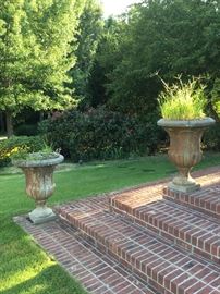 Lot 97: Pair of Large Scale Concrete Planters