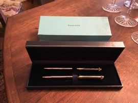 Lot 125: Tiffany & Co. Boxed Pens
