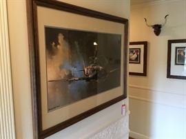 Lot 144: Barrie A.F. Clark Airplane Art Print