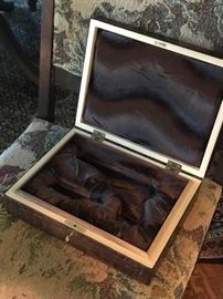 Lot 152C: Empty Wood Gun Case from Master Bedroom