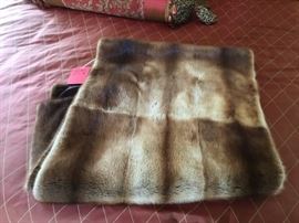 Lot 162: Elande of Paris Mink Shawl