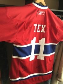 Lot 175: "Tex" NHL #11 Hockey Jersey (Photo 1 of 2)