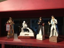 Lot 205: 4 Elvis Presley Decanters