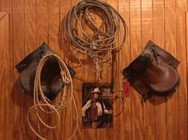 Lot 243: Lot of 2 Childs Saddles