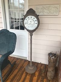 Lot 261: Craftmade Standing Thermometer