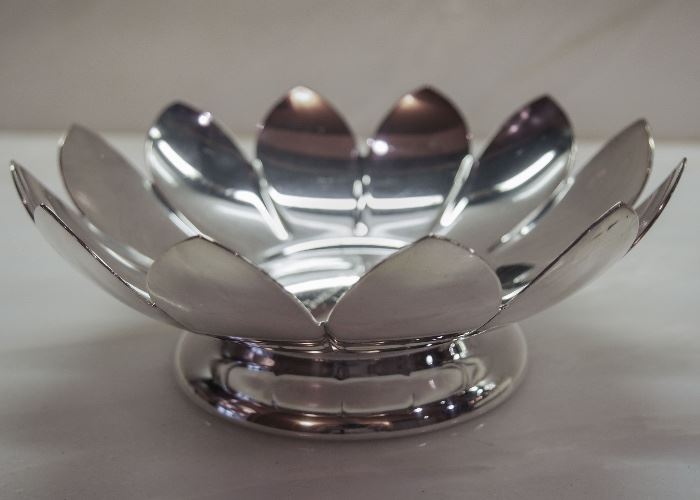 silver candy dish