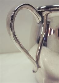 silver pitcher