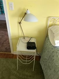 lamp and small table