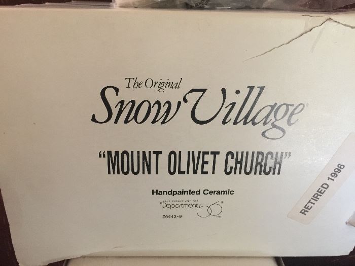 It takes a Snow Village to raise Christmas spirits. 